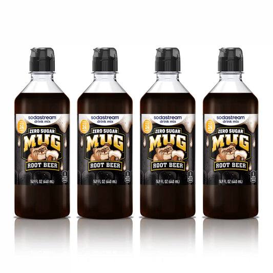 Sodastream MUG® Root Beer Zero Sugar Drink Mix 4 Pack 440ml