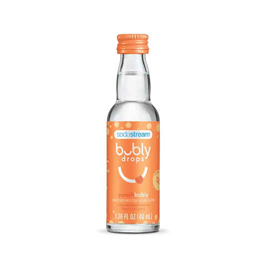 Sodastream bubly drops® Peach Natural Flavor Essence 40ml - final sale