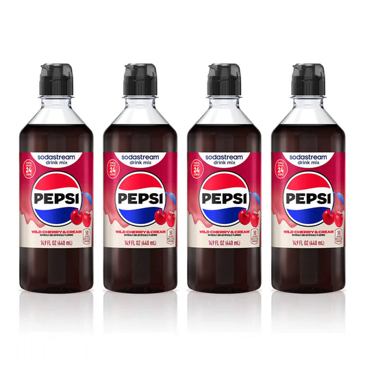 Sodastream Pepsi® Wild Cherry & Cream 4 Pack Drink Mix 4 x 440ml