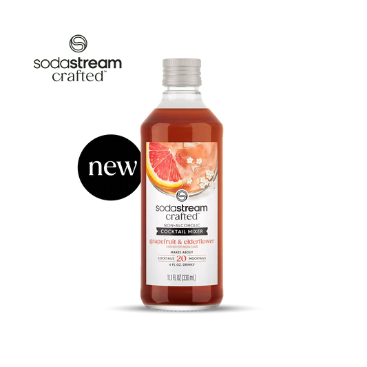 Sodastream Crafted® Mixers Grapefruit & Elderflower Cocktail Mixer 330ml
