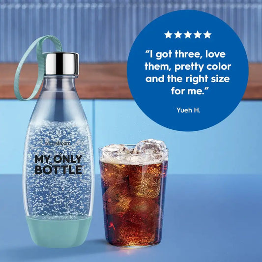 Sodastream My Only Bottle Loop Cap Icy Blue 16.9 oz